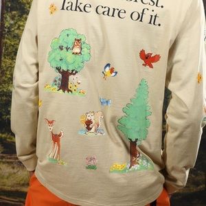 Teddy Fresh x Smokey the Bear 9/2021 drop long sleeve